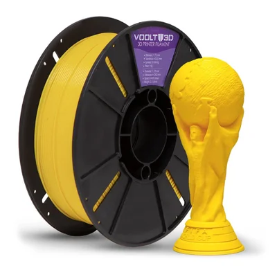 Filamento Pla Hs Impressora 3d Cor Amarelo Velvet 1kg