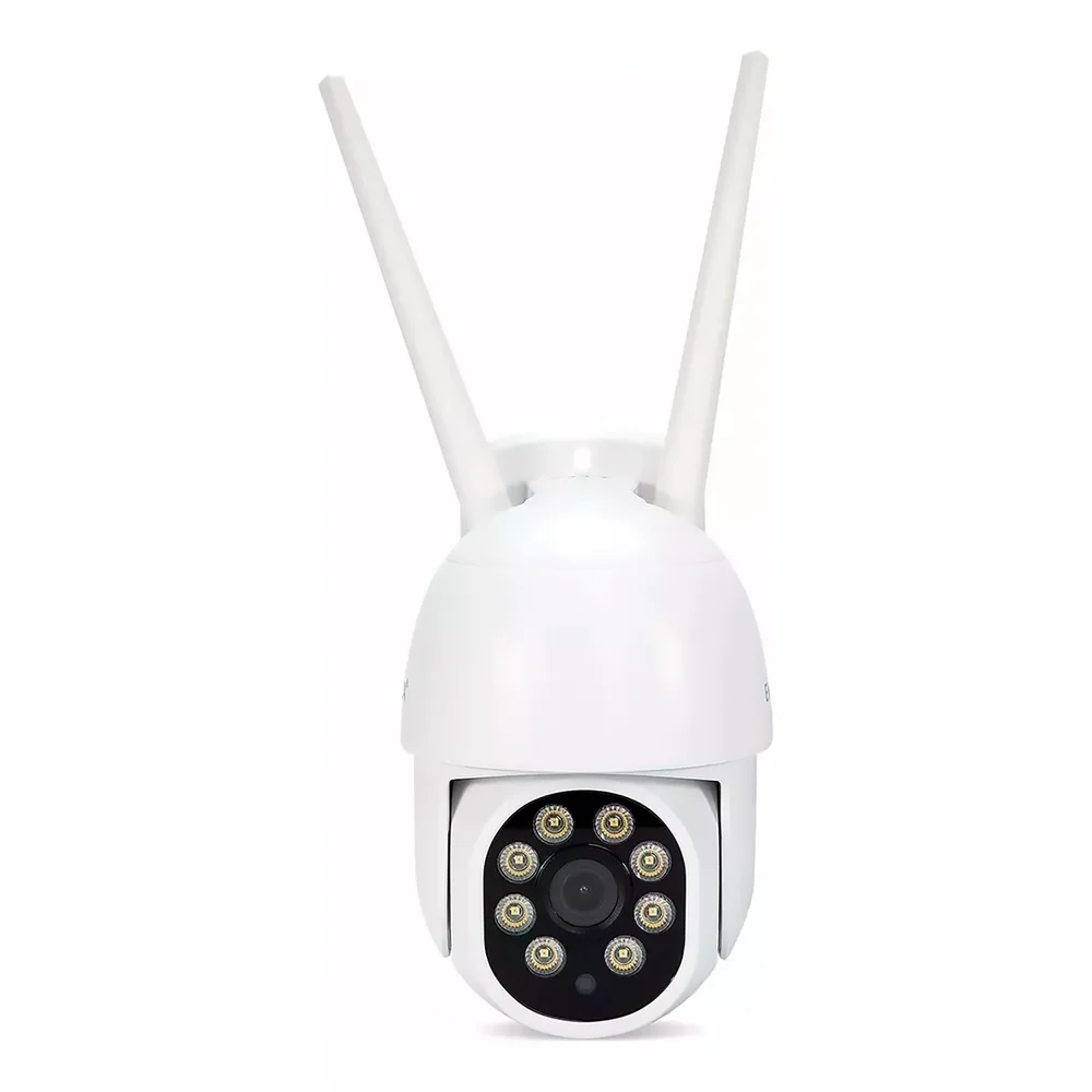 Imagem 2 de 5 do produto Câmera Smart Dome Wifi Externa Nuvem 360º Ekaza Alexa E Google Branco