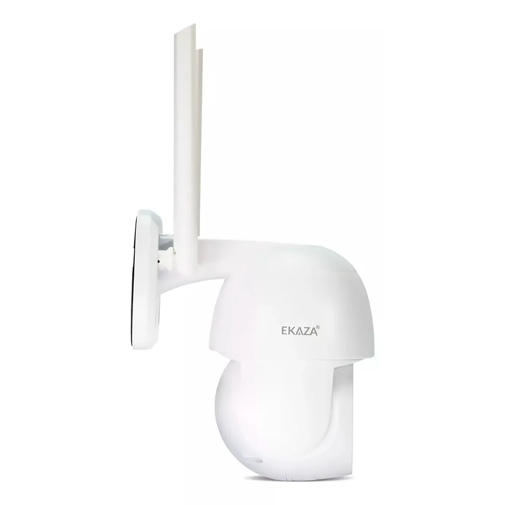Imagem 3 de 5 do produto Câmera Smart Dome Wifi Externa Nuvem 360º Ekaza Alexa E Google Branco