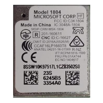 Placa Wifi 01ax744 Modelo 1804 P/ Lenovo Y720-15ikb
