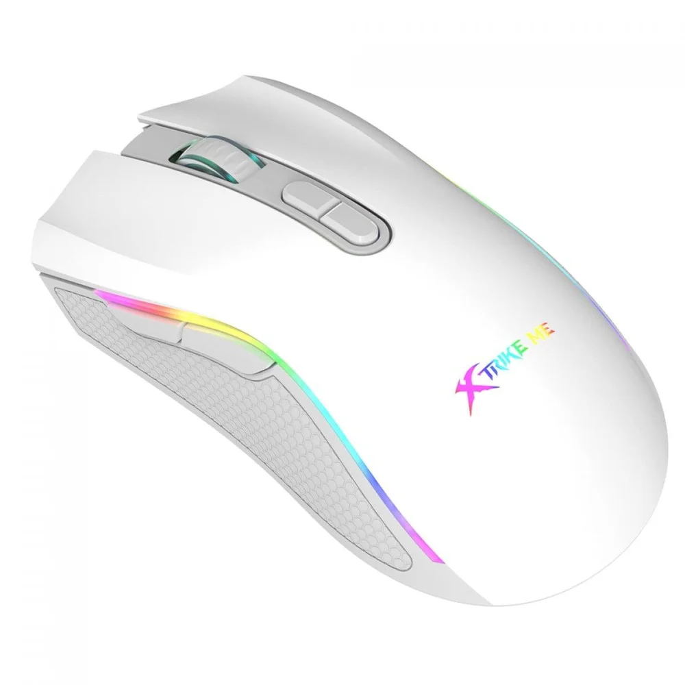 Imagem 2 de 5 do produto Mouse Gamer Xtrike Me Gm-314, RGB, 7200 Dpi, 7 Botões, Branco