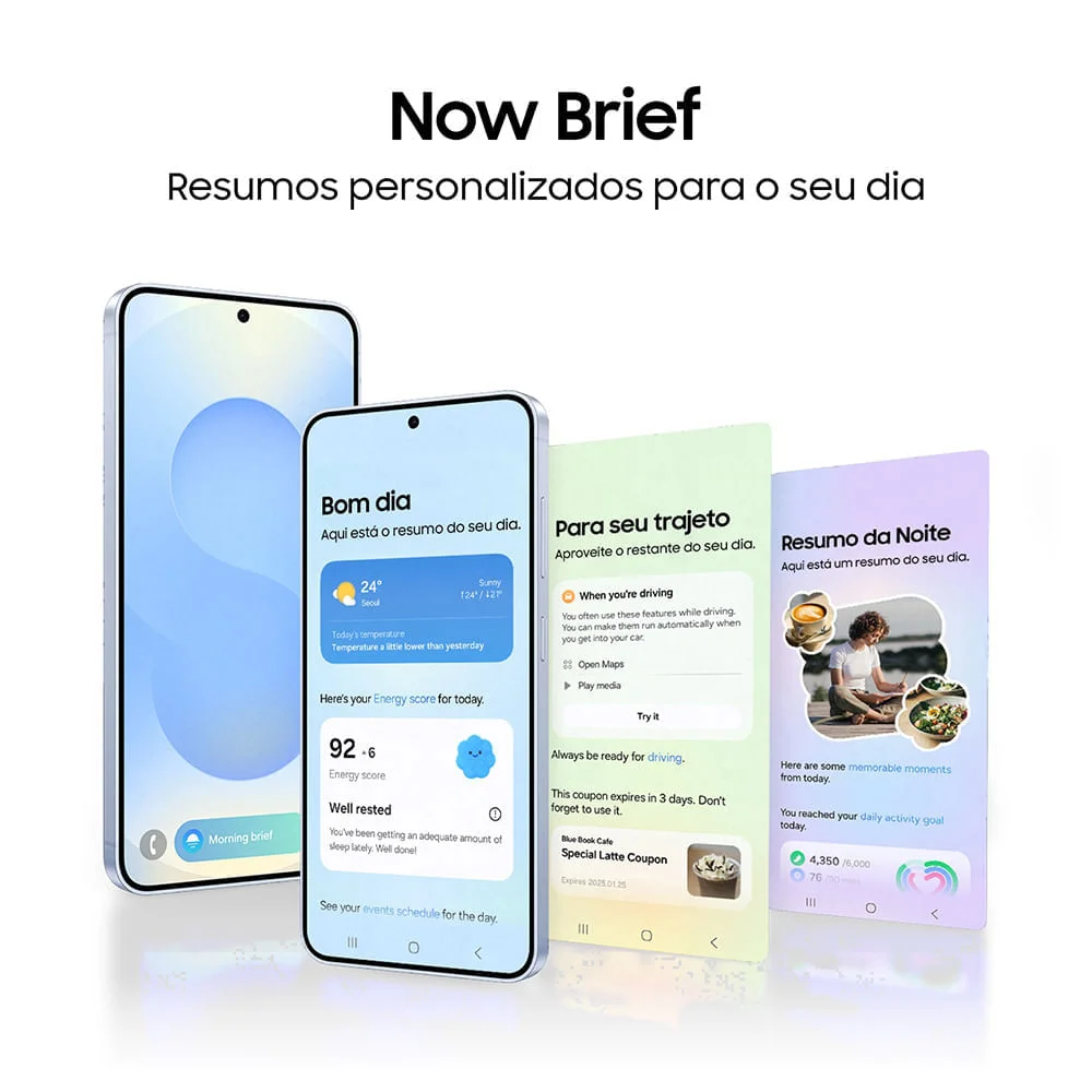 Imagem 4 de 5 do produto Smatphone Samsung Galaxy S25 5G, 256GB, 12GB RAM, Câmera Tripla 50MP + 12MP + 10MP, Tela Grande 6.2", Azul Marinho