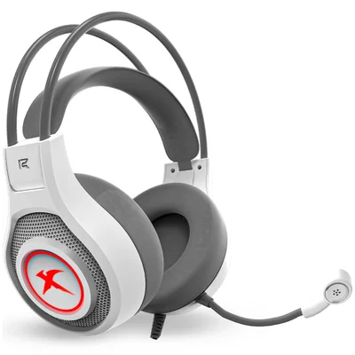 Headset Gamer Com Fio Xtrike-me Gh-515w Branco Para PC 2p2