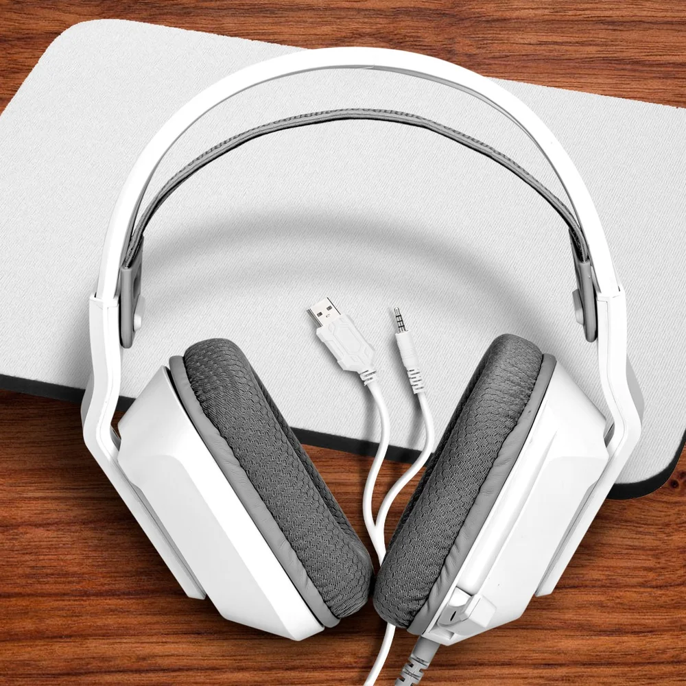 Imagem 5 de 5 do produto Headset Gamer Xtrike Me Gh-712, RGB, Drivers De 50mm, Usb + 3.5mm, Branco