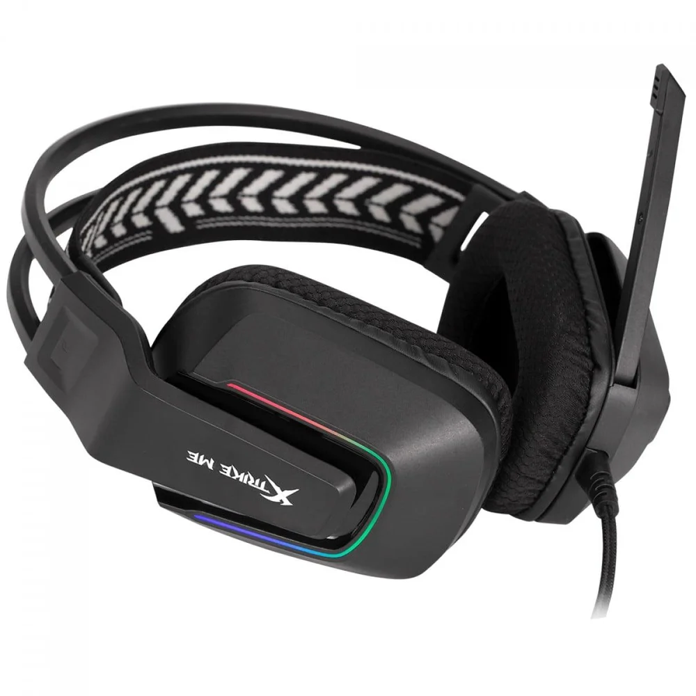 Imagem 5 de 5 do produto Headset Gamer Xtrike Me Gh-712, RGB, Drivers De 50mm, Usb + 3.5mm, Preto