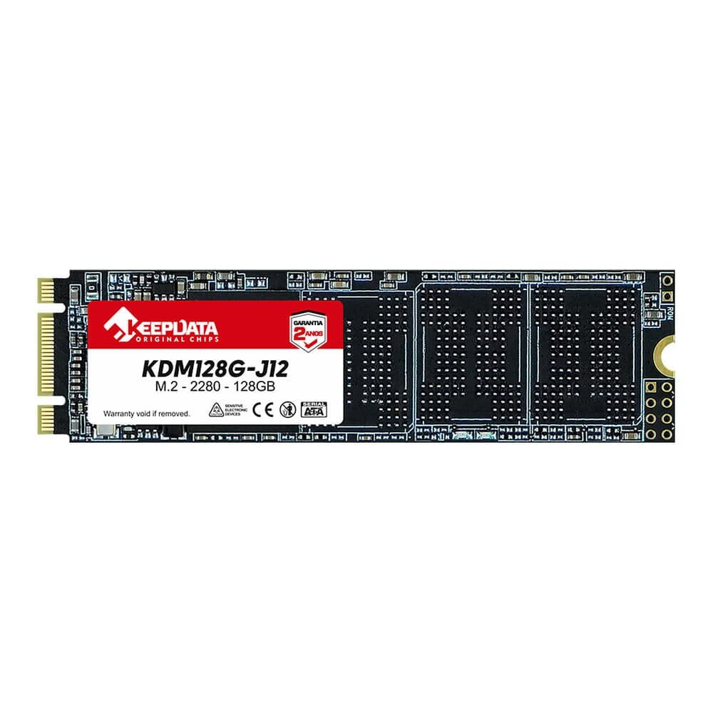 Imagem 2 de 2 do produto SSD 128GB Keepdata, M.2 2280, Sata Iii 6gb/s, Leitura 550mb/s, Gravação 500mb/s - Kdm128g-j12