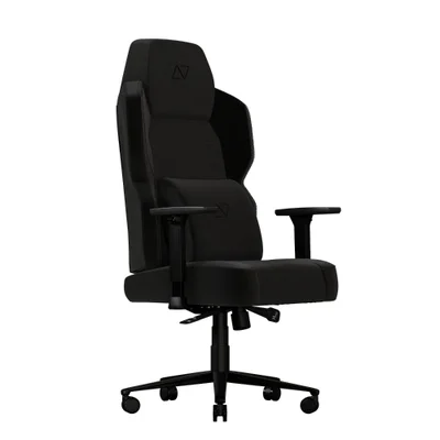 Cadeira Gamer Elements Magna, Até 130KG, Giratória E Reclinável, Linho, Black