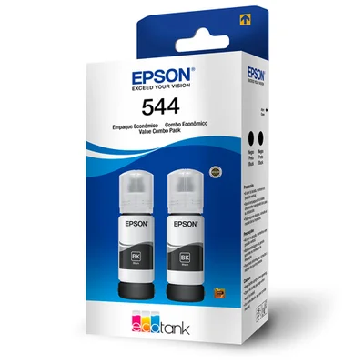 Kit 02 Tintas T544 L3150 L3110 3150 3110   Preto