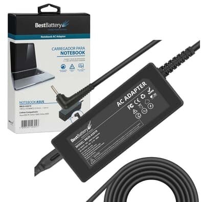 Fonte Carregador 19v 2.1a Para Asus Eeepc 1005 1008 1101