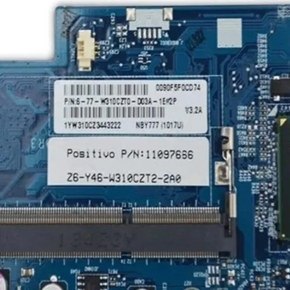Placa Mãe Positivo Premium S2300 Celeron 6-71-w3100-d03a Cor Azul 6