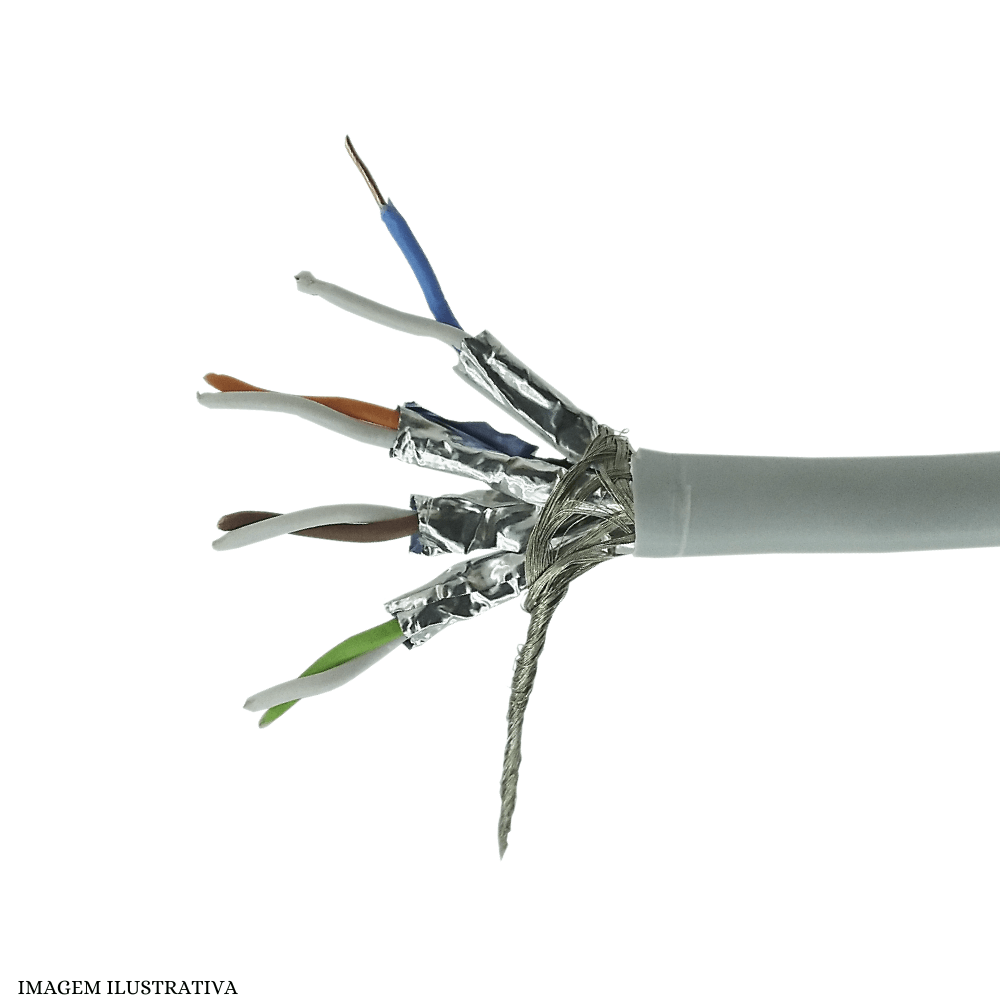 Cabo de Rede CAT7 A SFTP Blindado RM 300 Metros