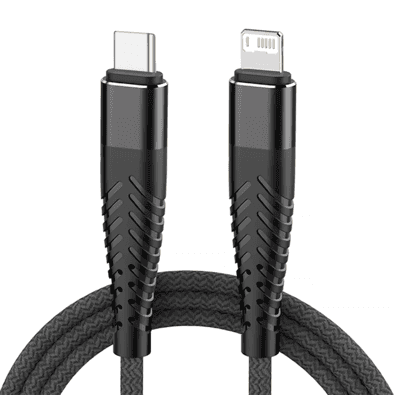 Cabo Carregador Turbo 30w 2 Metros Usb Tipo C Para Lightning