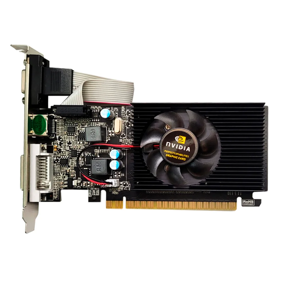 Placa De Video 1gb Gt210 Ddr3 64bit Vga/hdmi/dvi Low Profile Gt210-graphic Nvidia 7