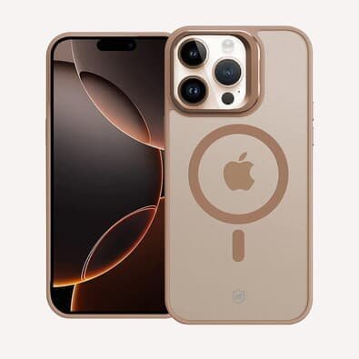 Capa Para Iphone 16 Pro - Magsafe Titanium Desert - Gshield