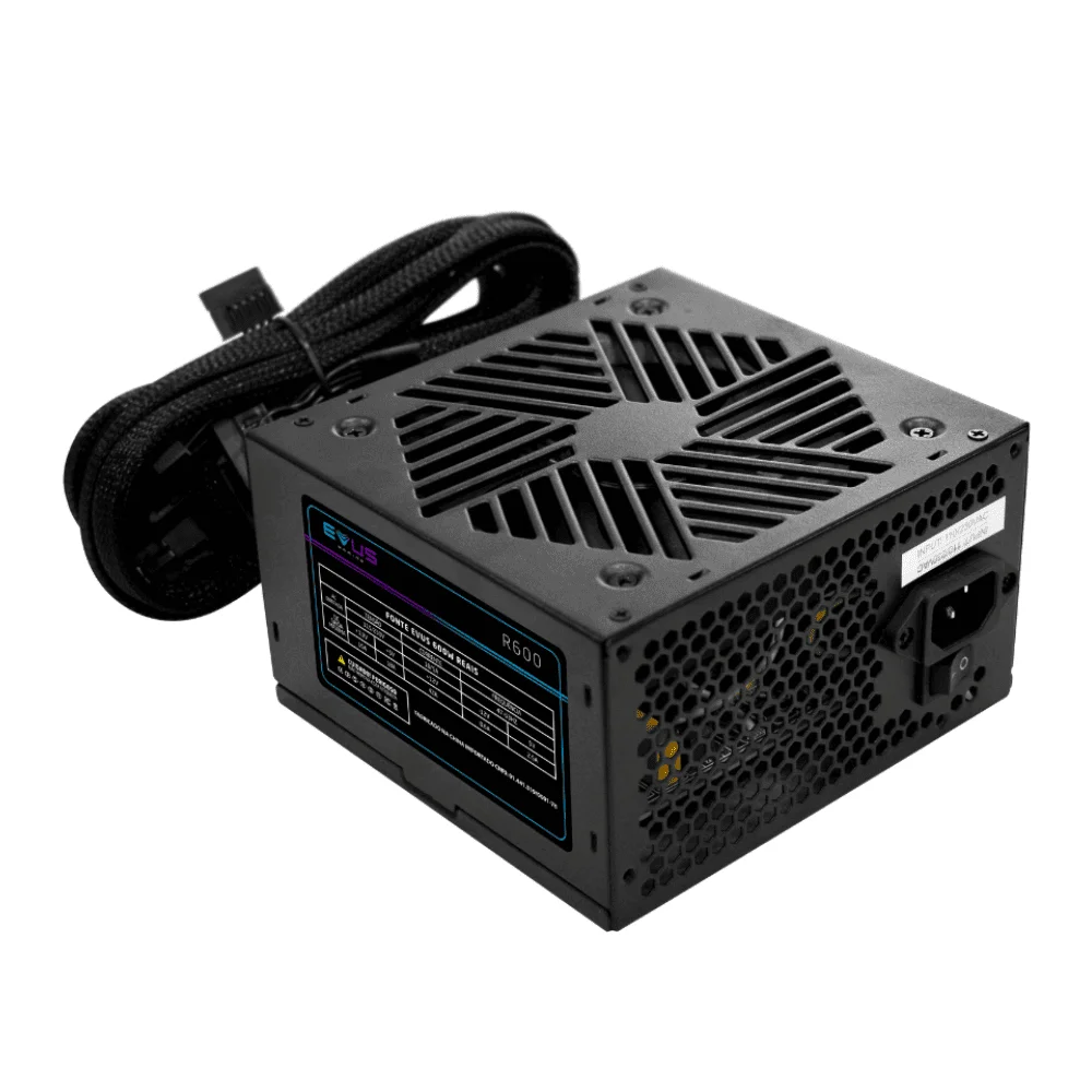 Fonte Evus Atx R600 600w Reais