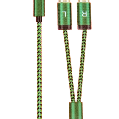 Cabo Lightning X Rca 2 Vias 1m Adaptador 8 Pinos X 2 Rca St