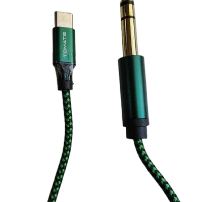 Cabo Auxiliar Áudio Tipo Usb C X P10 6,35mm Stéreo 1m