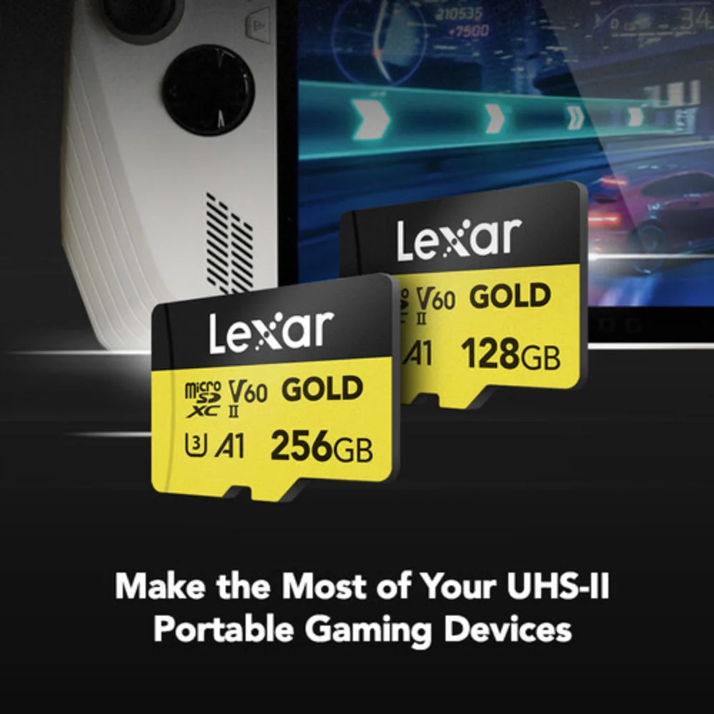 Imagem 3 de 5 do produto Cartão Memória Lexar Micro Sd Xc 256gb 280mb/s Uhs-ii V60 Lmsgold256g-bnnng