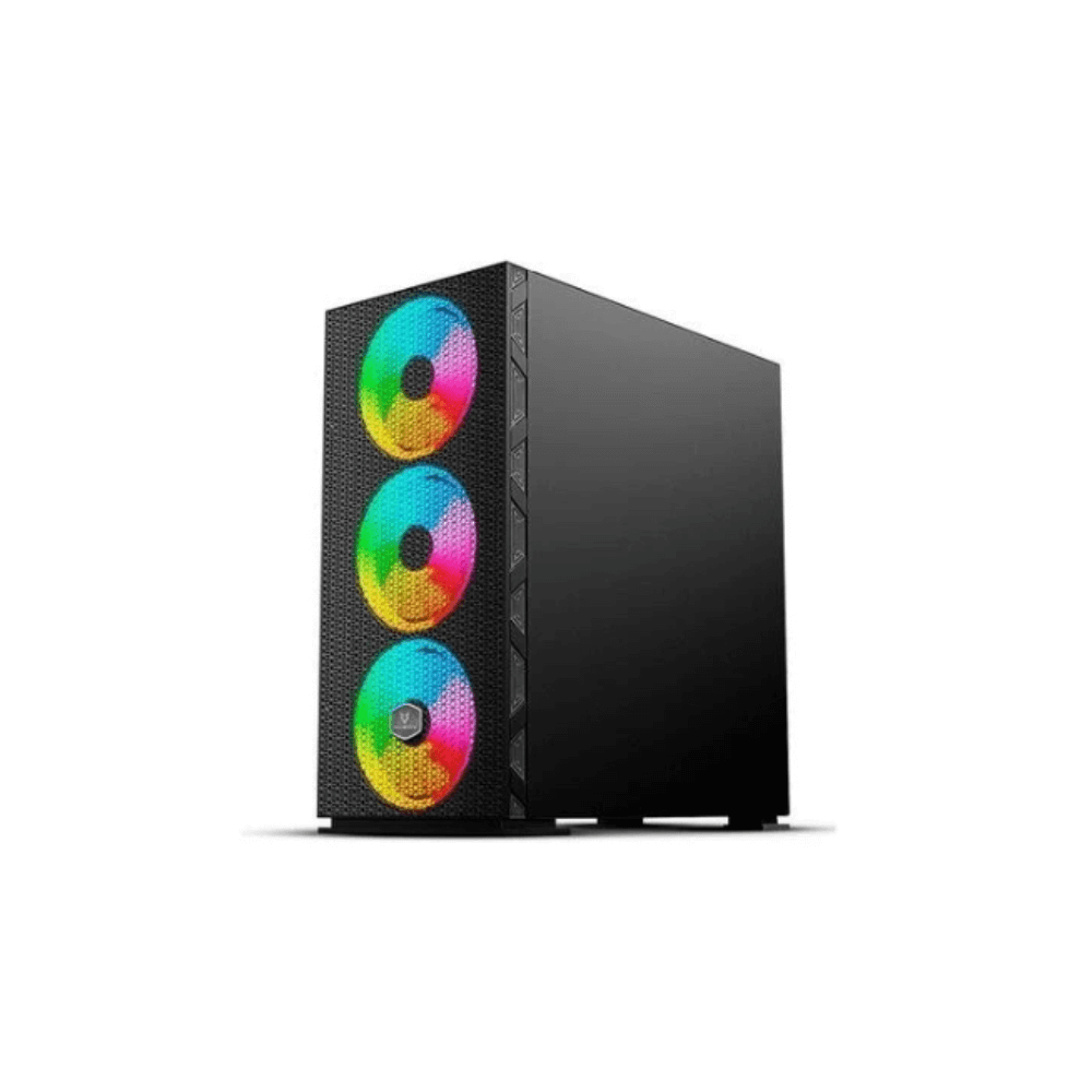 Gabinete Gamer Husky Polar, Mid Tower, ARGB, Com Fan, Porta Em Vidro Temperado - Ga -hpo-140