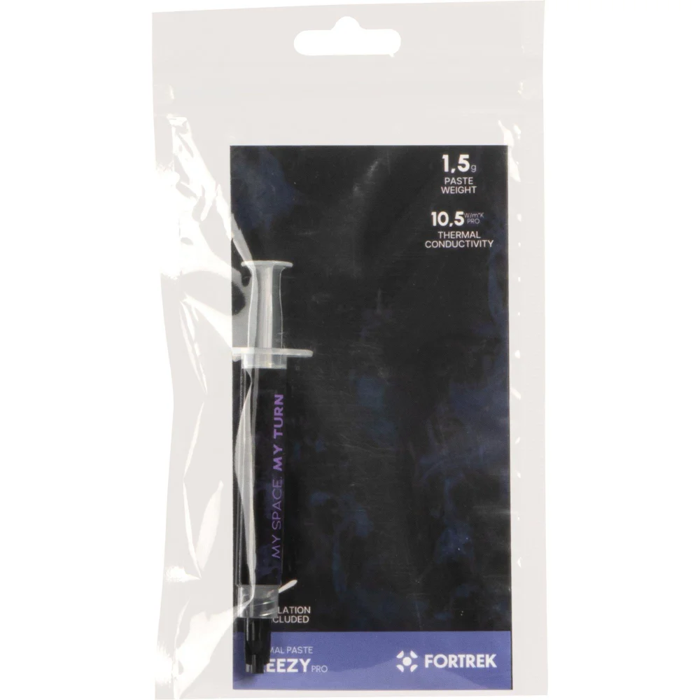 Imagem 2 de 3 do produto Pasta Térmica Fortrek 1,5gr Freezy Pro, 10,5w/mk