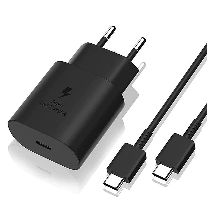 Carregador Turbo 45w Tipo-c Compativel Com Galaxy S21 S22 S23 S24 S25