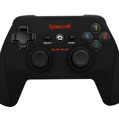 Controle Sem Fio Gamer Joystick Redragon Harrom G808 Cor Preto