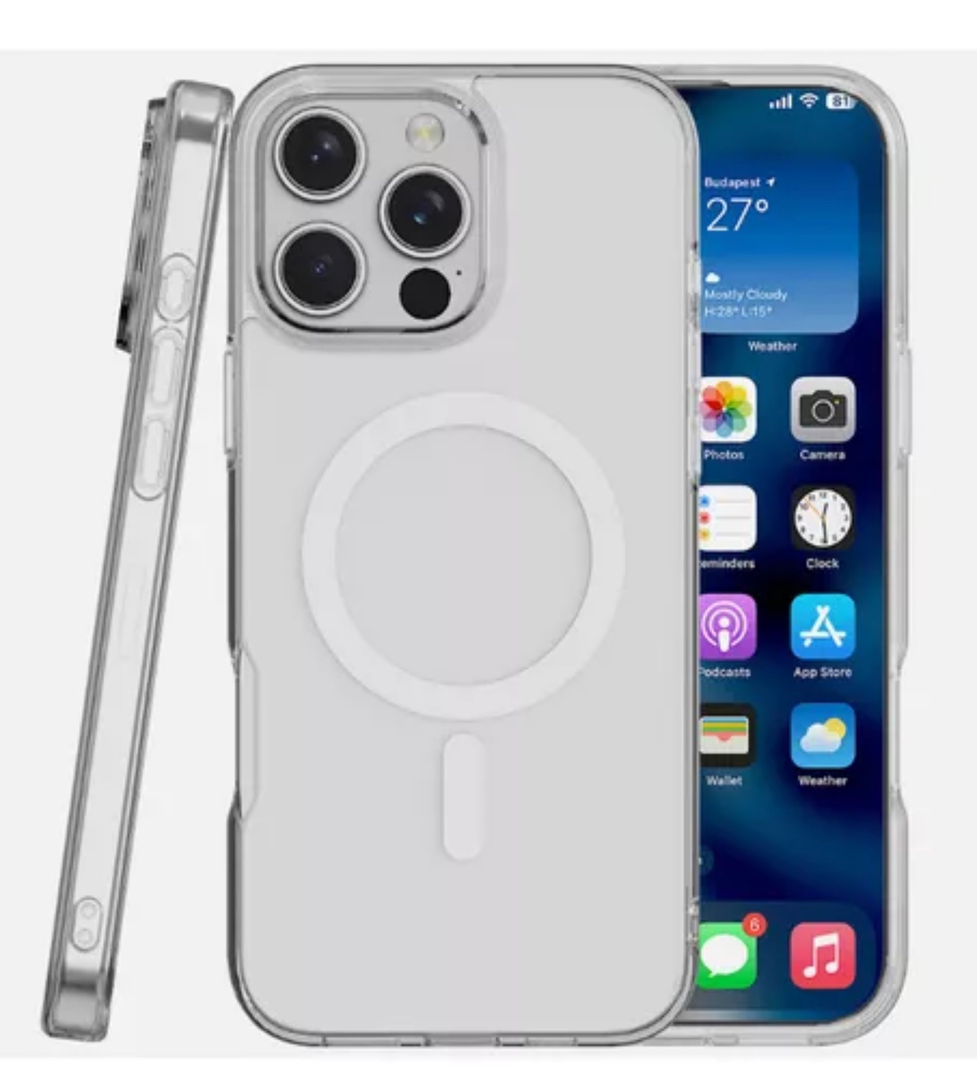 Capa Capinha Magsafe Magnetica Antishock Para Iphone 16 Pro
