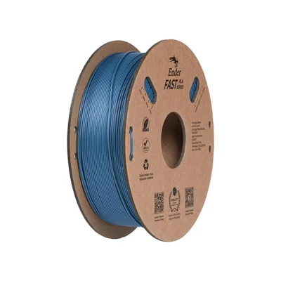 Filamentos Ender Fast Pla Creality Para Impressora 3d Cinza 1kg 1.75mm