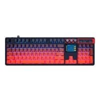 Teclado Gamer Mecanico Skyloong Gk104 Pro Lava, Switch Ktt Silver, 3 Modos, RGB, Hot Swap, 4000mah, Lcd Screen U Unica Unica