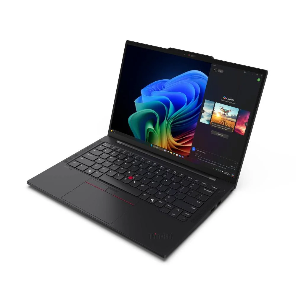 Imagem 2 de 5 do produto Notebook Lenovo T14s Snapdragon G6 Snapdragon X Elite X1e-78-100 32gb 256gb SSD WINDOWS 11 Pro - 21n20000br Preto