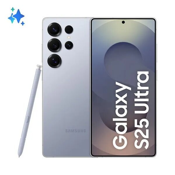 Smartphone Samsung Galaxy S25 Ultra 256gb 5g - Titânio Azul, Com Caneta S Pen, Galaxy Ai, Câmera Quadrupla 200mp + Selfie 12mp, Ram 12gb, Tela 6.9”