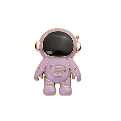 Suporte Astronauta Dobrável Compatível Com Celulares Violeta