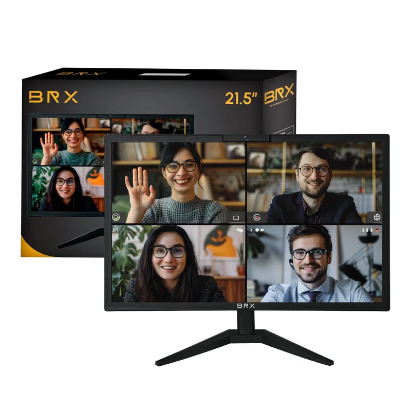 Monitor Brx LED 21,5 Com Webcam Microfone e audio HDMI + Vga Monitor Brx LED 21,5 Com Webcam Microfone e audio HDMI + Vga