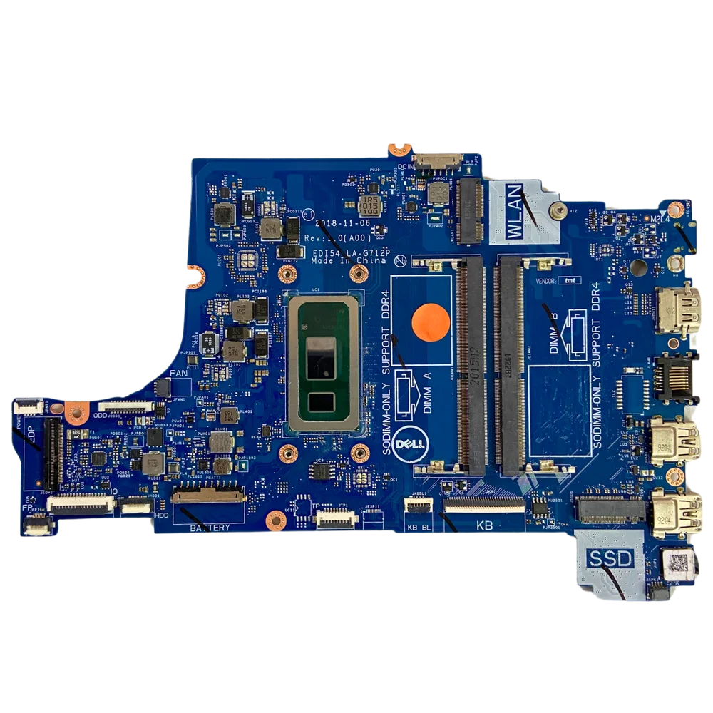 Placa Mãe Dell La-g712p Intel® Pentium® Gold 5405u Sucata 4