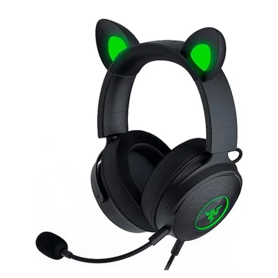 Headset Gamer Razer Kraken Kitty V2 Pro, Chroma RGB, Som Surround 7.1, Drivers 50mm, Usb