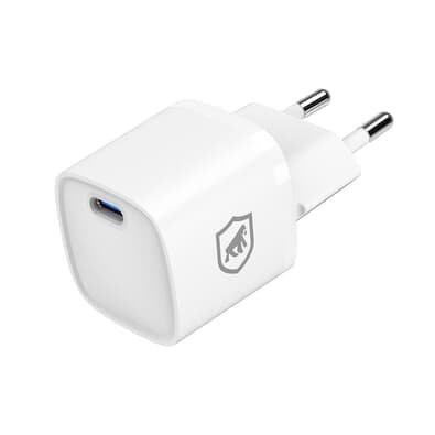 Carregador Turbo Gan Ultra Slim Tipo C 20w - Exclusivo Online - Branco - Gshield