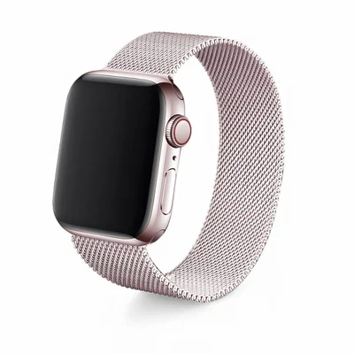 Relógio Smartwatch W34s Rosê Gold Multiira De Aço Cor:rosa