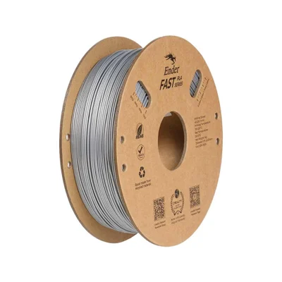 Filamento Ender Fast Pla Creality Para Impressora 3d Prata 1kg 1.75mm