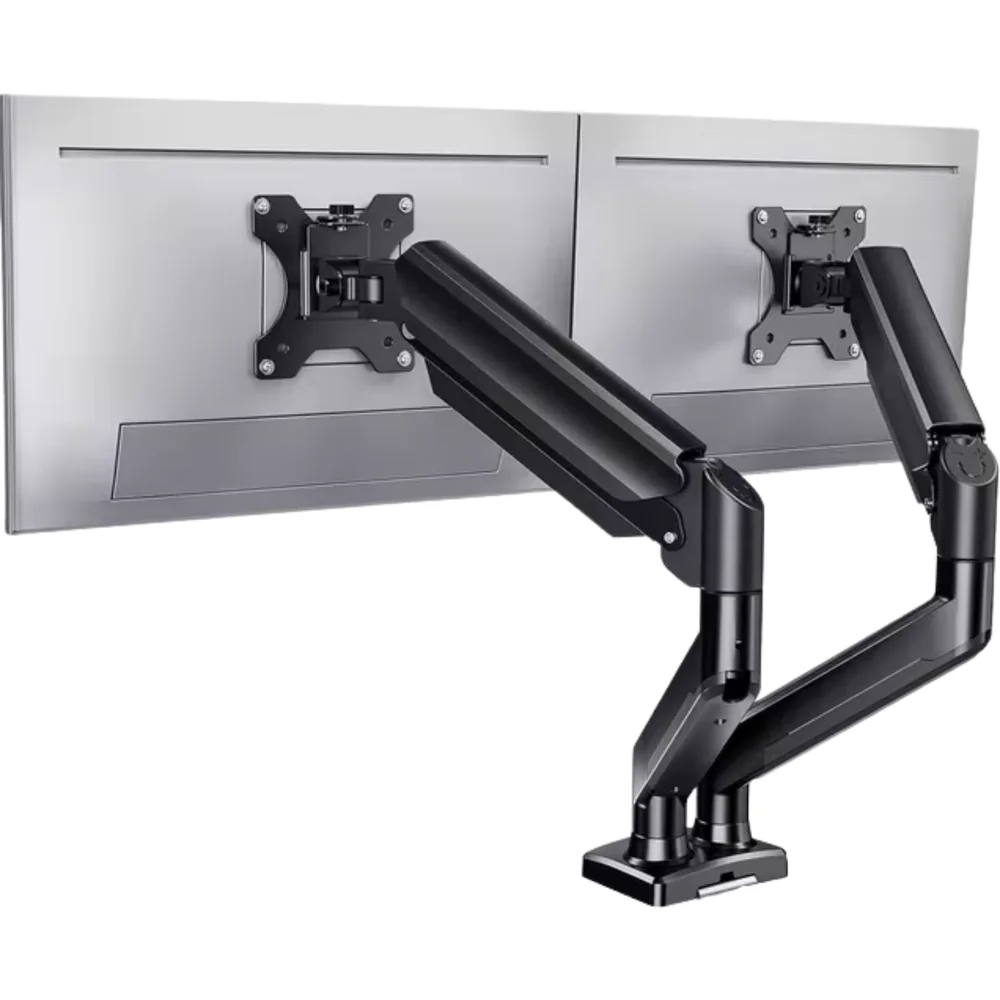 Imagem 3 de 5 do produto Suporte Duplo Ajustável Flexibilidade Para Monitores De 17  A 32