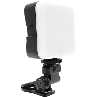 Iluminador LED para vídeo e fotografia com brilho regulável e temperatura de cor ajustável