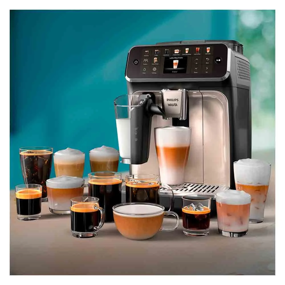 Imagem 4 de 5 do produto Cafeteira Espresso Superautomática Lattego Preta E Cromada Com 20 Tipos De Bebidas - Ep5547 110