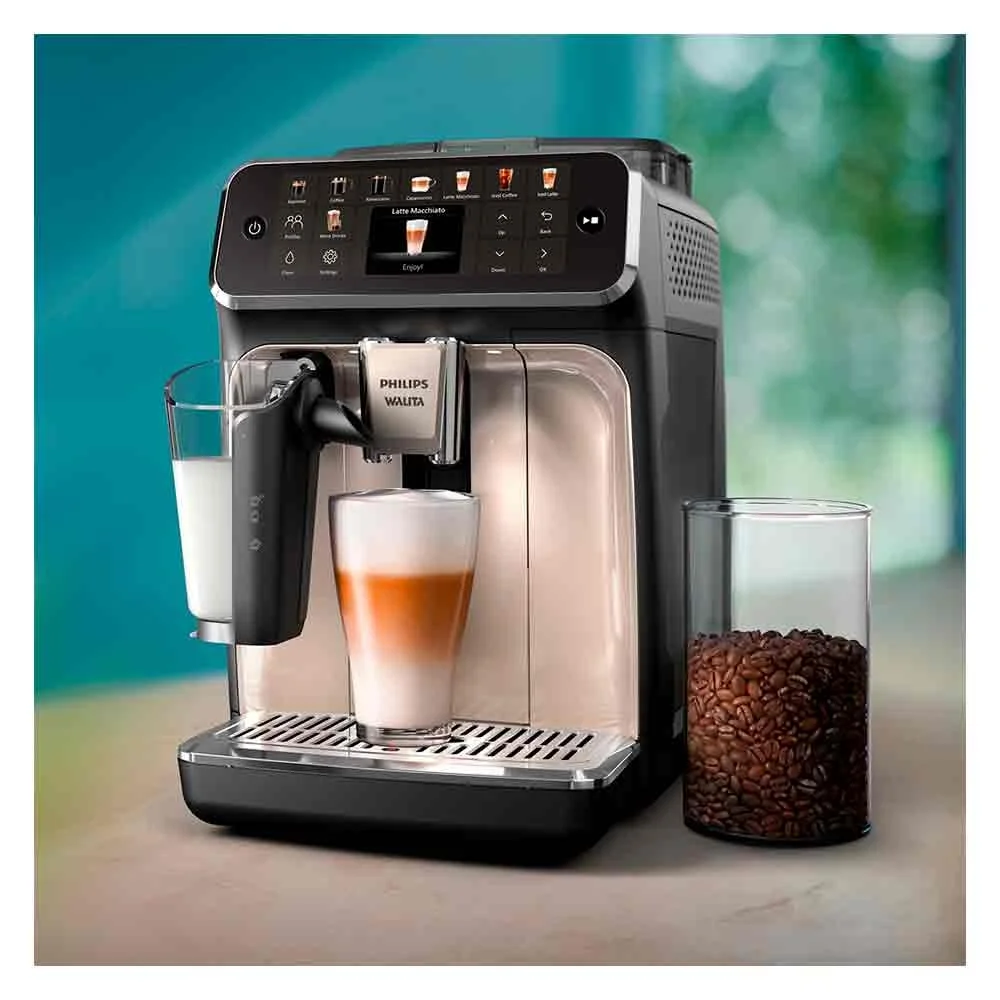 Imagem 5 de 5 do produto Cafeteira Espresso Superautomática Lattego Preta E Cromada Com 20 Tipos De Bebidas - Ep5547 110