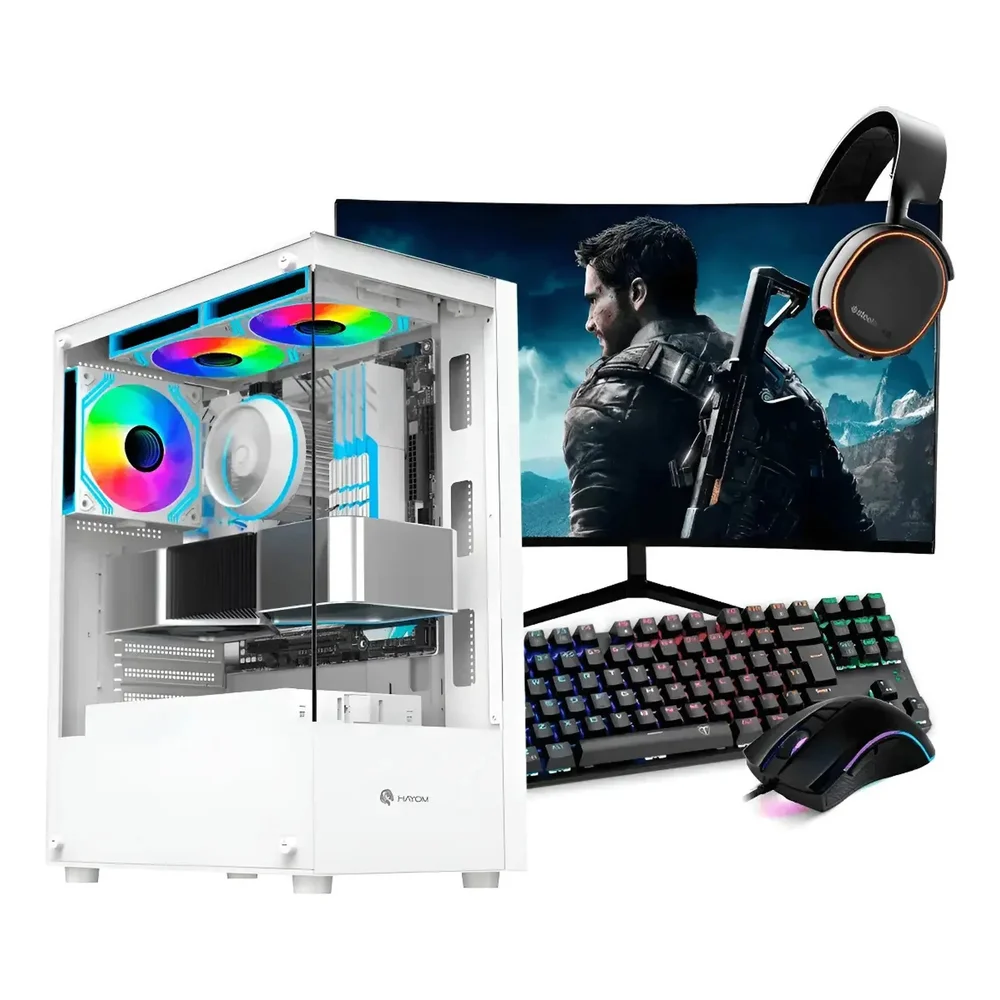 PC Gamer Completo Ryzen 5 4600g, 16gb Ddr4, SSD 480GB, 400w 80 Plus