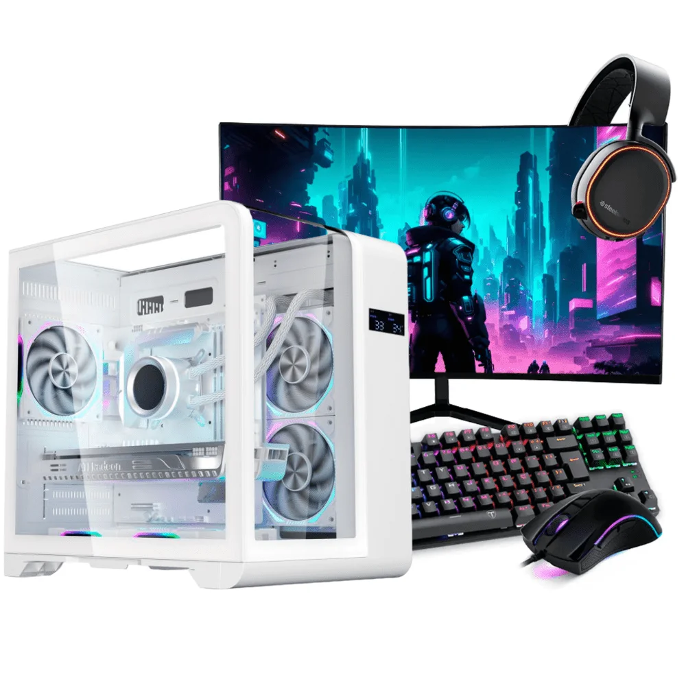 PC Gamer Completo Ryzen 7 5700g, 16gb Ddr4, SSD Nvme 500gb, 500w 80 Plus, PCr7g06-e