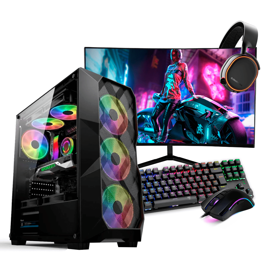PC Gamer Completo Ryzen 5 4600g, 16gb Ddr4, SSD 480GB, 400w 80 Plus