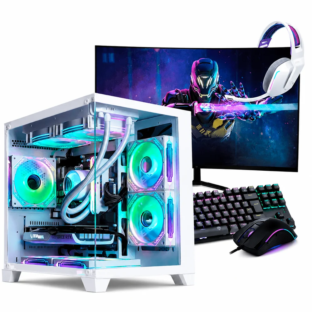 PC Gamer Completo Ryzen 5 5600, RTX 4060, 16gb Ddr4 RGB, SSD Nvme 500gb, 600w 80 Plus, Aqua018-e PC Gamer Completo Ryzen 5 5600, RTX 4060, 16gb Ddr4 RGB, SSD Nvme 500gb, 600w 80 Plus, Aqua018-e