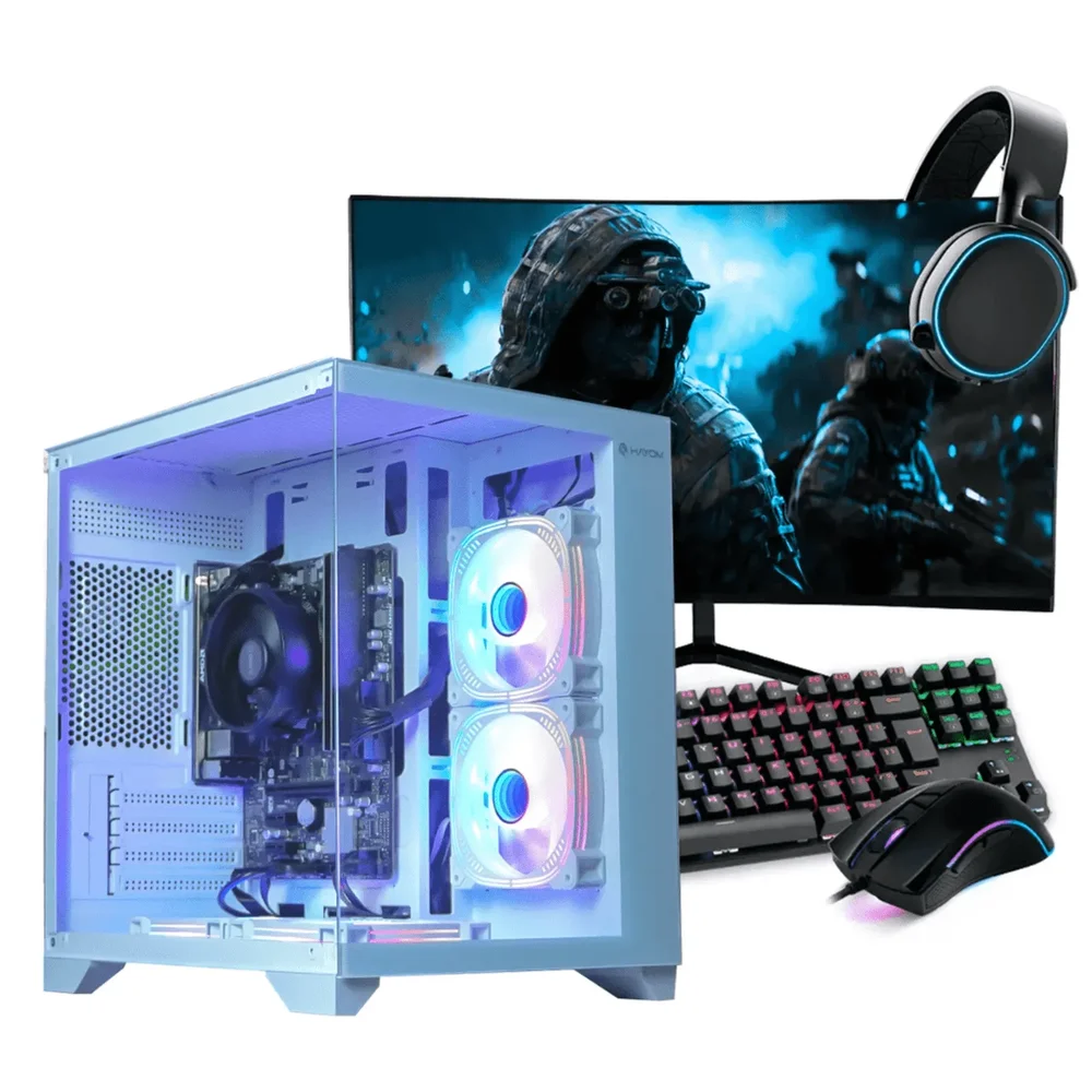 PC Gamer Completo Ryzen 5 4600g, 16gb Ddr4, SSD 480GB, 400w 80 Plus, 8CMAOJEG-E