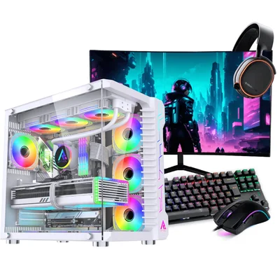 PC Gamer Completo Ryzen 5 5600, RTX 4060, 16gb Ddr4, SSD Nvme 500gb, 600w 80 Plus, PCryv08-e