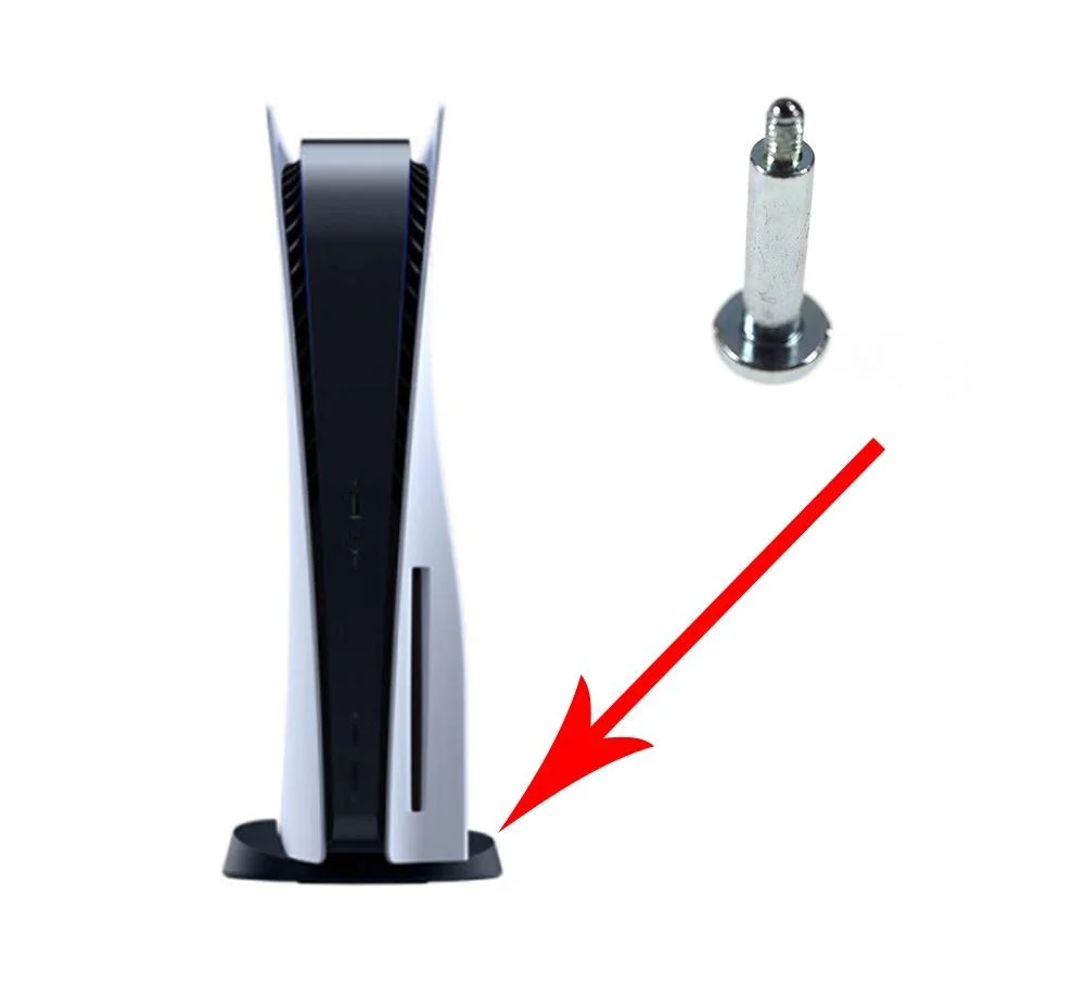 Imagem 4 de 5 do produto Parafuso Para Base Playstation 5 Sony Com Leitor Ps5