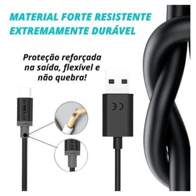Carregador Turbo Preto Rápido Veloz Para Iphone 13 Pro — foto 3
